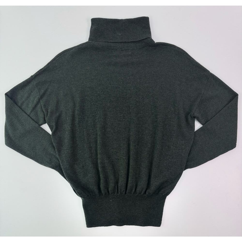 Madewell Wool Cotton Green Turtleneck Sweater Size XS - Picture 5 of 9